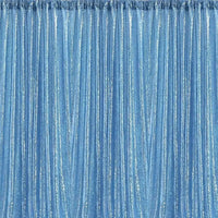 Backdrop Sequin Light Blue Curtains with Frame Rentals