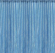 Backdrop Sequin Light Blue Curtains with Frame Rentals