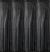 Backdrop Black Sequin Curtains with Frame Rental