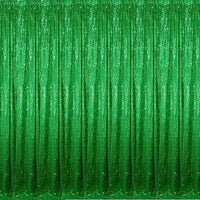 Backdrop Sequin Green Curtains with Frame Rentals