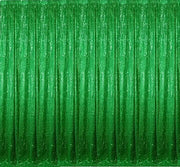 Backdrop Sequin Green Curtains with Frame Rentals