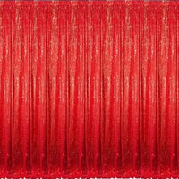 Backdrop Sequin Red Curtains with Frame Rentals