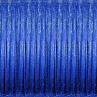 Backdrop Sequiin Royal Blue Curtains with Frame Rentals