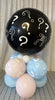 Baby Gender Reveal Jumbo Question Marks Confetti Balloons Stand Up