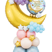 Baby Crescent Moon Twinkle Little Star Balloon Stand Up