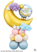 Baby Crescent Moon Twinkle Little Star Balloon Stand Up