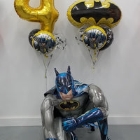Batman Airwalker Birthday Pick An Age Balloon Bouquet Helium Weight