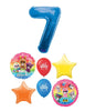 Beanie Boos Birthday Pick An Age Blue Number Balloons Bouquet