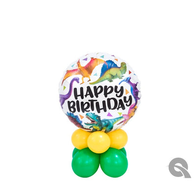 Dinosaur Happy Birthday Balloon Centerpiece