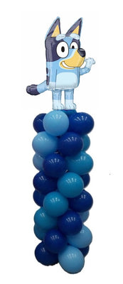 Bluey Birthday Balloon Column Tower