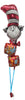 Cat In The Hat Birthday Balloons Bouquet of 3 with Heium and Weight
