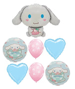 Cinnamoroll Birthday Balloons Bouquet with Helium and Weight