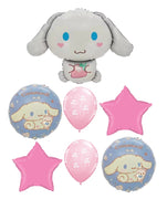 Cinnamoroll Happy Birthday Balloons Bouquet with Helium and Weight