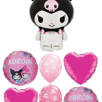 Cinnamoroll Kuromi Birthday Balloons Bouquet with Helium  and Weight