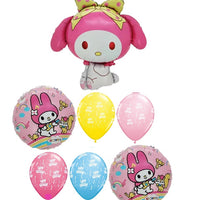 Cinnamoroll My Melody Birhtday Balloons Bouquet with Helium Weight