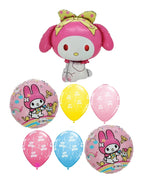 Cinnamoroll My Melody Birhtday Balloons Bouquet with Helium Weight