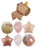 Cute Capybara Orange Birthday Balloons Bouquet with Helium Weight