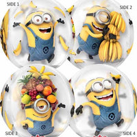 Despicable Me Us Orbz Birthday Balloons Bouquet with Helium Weight