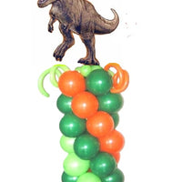 Dinosaur Jurassic Tyrannosaurus Rex Birthday Balloon Column