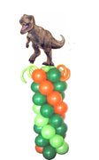 Dinosaur Jurassic Tyrannosaurus Rex Birthday Balloon Column