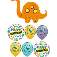 Dinosaur Brontosautus Birthday Balloon Bouquet