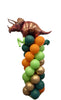 Dinosaur Triceratops Balloon Column Tower