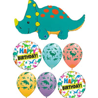 Dinosaur Triceratops Birthday Balloon Bouquet