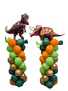 Dinosaur Tyrannosaurus Triceratops Balloon Columns Tower