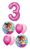 Fancy Nancy Pink Number Pick An Age Birthday Balloon Bouquet Helium