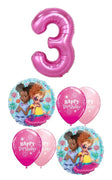 Fancy Nancy Pink Number Pick An Age Birthday Balloon Bouquet Helium