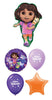 Dora the Explorer Birthday Balloons Bouquet of 5 with Helium Weight