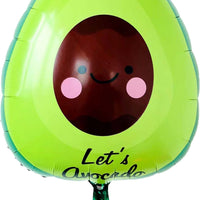 Food Lets Avocado Shape Foil Balloon with Helium