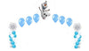 Frozen Olaf Snowflakes Balloon Columns Towers Pearl Arch