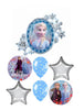 Frozen Elsa Anna Olaf Happy Birthday Balloons Bouquet Helium Weight