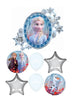 Frozen 2 Elsa Anna Olaf Birthday Balloon Bouquet with Helium Weight