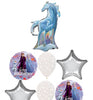 Frozen Nokk Elsa Anna Happy Birthday Balloon Bouquet Helium Weight