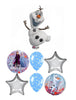 Frozen Olaf Elsa Anna Happy Birthday Balloon Bouquet Helium Weight