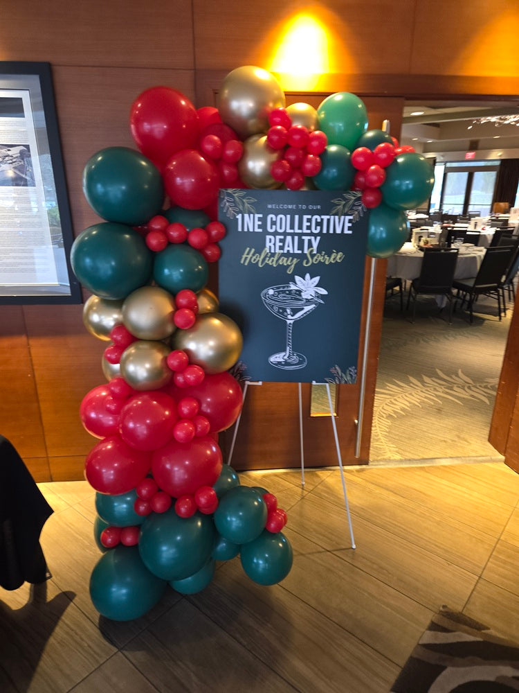 Garland Balloon Sign Arch