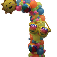 Garland Neon Balloon Arch Pool Beach Party Fun In The Sun