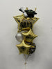 Graduation Congrats Grad Personize Name Year Balloons Bouquet Helium Weight