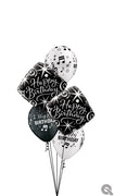 Birthday Elegant Musical Music Notes Ballloon Bouquet Helium Weight