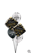 Birthday Art Deco Musical Music Notes Balloon Bouquet Helium Weight