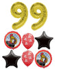 Hockey Pttawa Senators Birthday Pick An Age Gold Numbers Balloon Bouquet