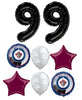 Hockey Winnipeg Jets Birthday Pick Age Black Numbers Balloon Bouquet