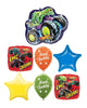 Hot Wheels Monster Truck Happy Birtthday Balloons Bouquet