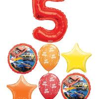 Hot Wheels Birthday Pick An Age Red Number Balloon Bouquet