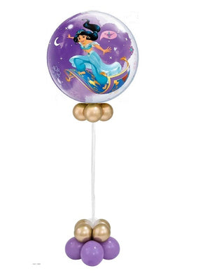 Jasmine Birthday Balloon Centerpiece with Helium