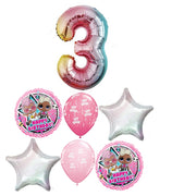 LOL Surprise Pick An Age Number Birthday Balloon Bouquet