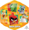 Lage Angry Birds Birthday Foil Balloons with Helium and Weight