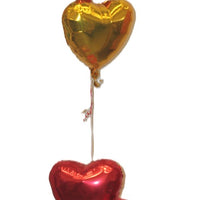 Valentiens Day Hearts Love Balloon Bouquet Stand Up with Helium Weight